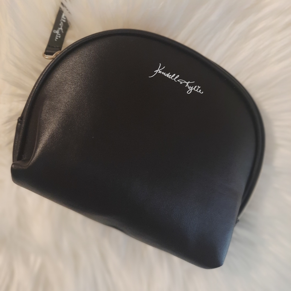 NEW Kendall & Kylie Black Cosmetic/Makeup Bag